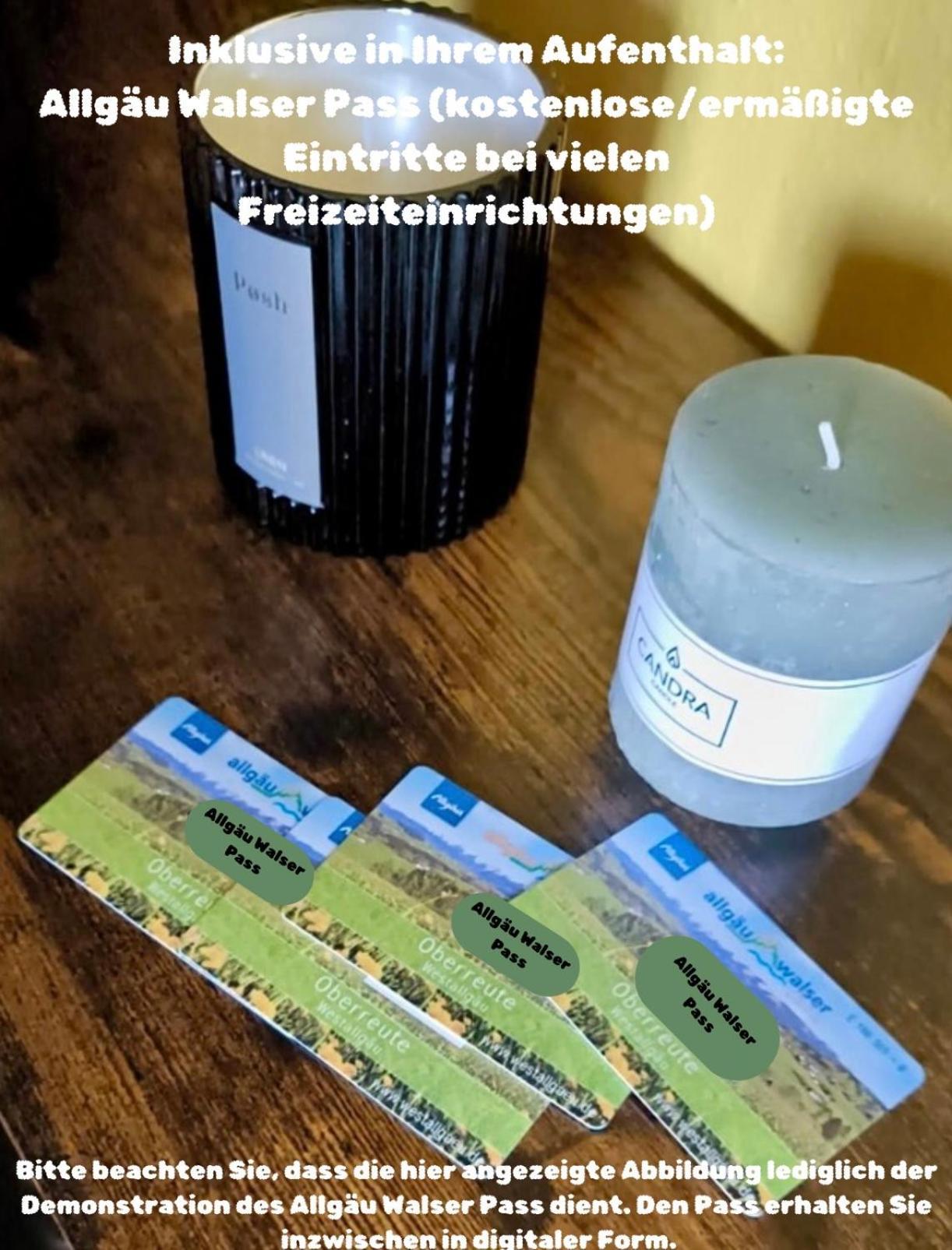 Lindners Hideaways - Bergnest Lodge - Bergblick Fewo 6 Pers Balkon Garten Hund Ski Unterkunft Luftkurort Oberreute Naehe Buchenegger Wasserfaelle Eistobel Bodensee Dış mekan fotoğraf